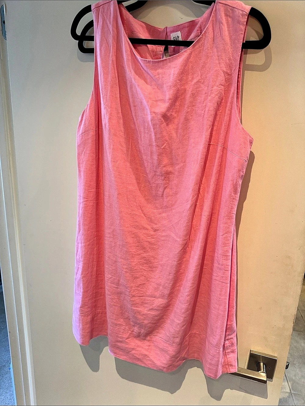 Gap Pink Sleeveless linen Tunic Size Large